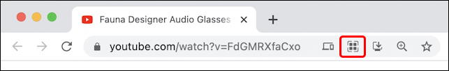 google chrome - address bar - qr code icon