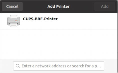 ubuntu linux - settings - printers - cups printer