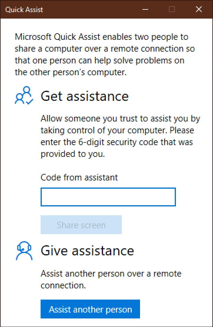 win10 pc - remote assistance settings