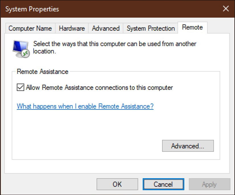 win10 disable quick remote assist assistant windows win10