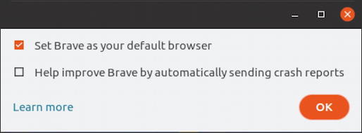 install brave web browser ubuntu linux how to - set as default browser