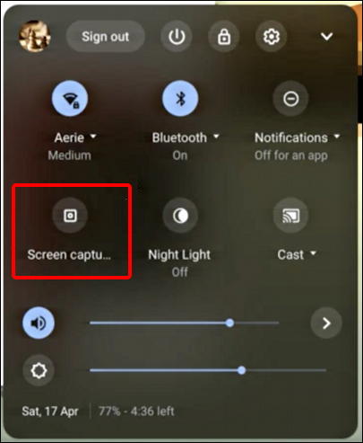 chromebook chromeos - enable screen capture screenshot - shortcut