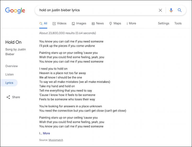 hold on justin bieber justice lyrics