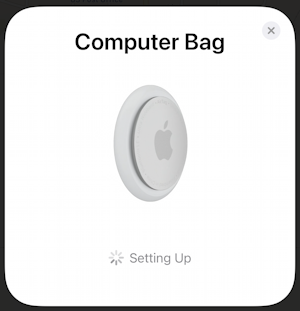 set up apple airtag - step 5