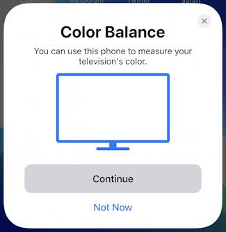 iphone ios appletv color balance calibration - color balance