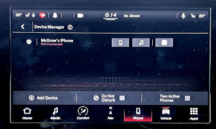 chrysler dodge uconnect - add bluetooth phone device