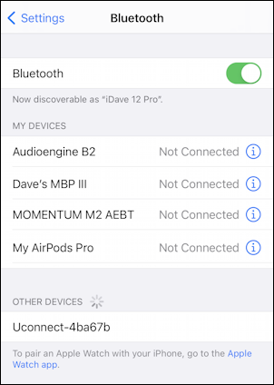 uconnect abbreviated