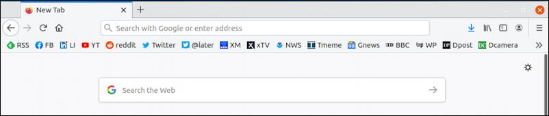 firefox linux favorites toolbar imported bookmarks