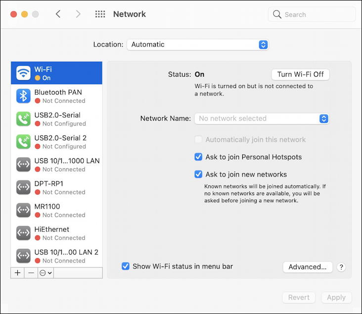 macos mac system preferences network wifi