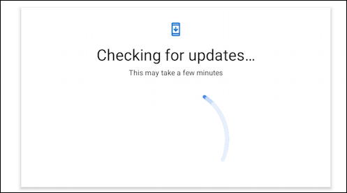 android add new user - checking for updates