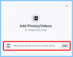 facebook add photos from mobile device post from desktop web