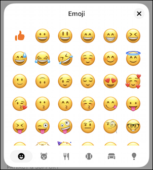 facebook messenger - emoji