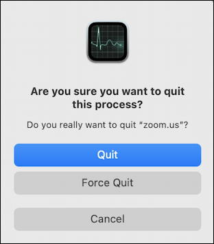 mac macos activity monitor - quit force quit app program