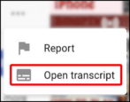 youtube automatic transcript transcribe video content free - how to