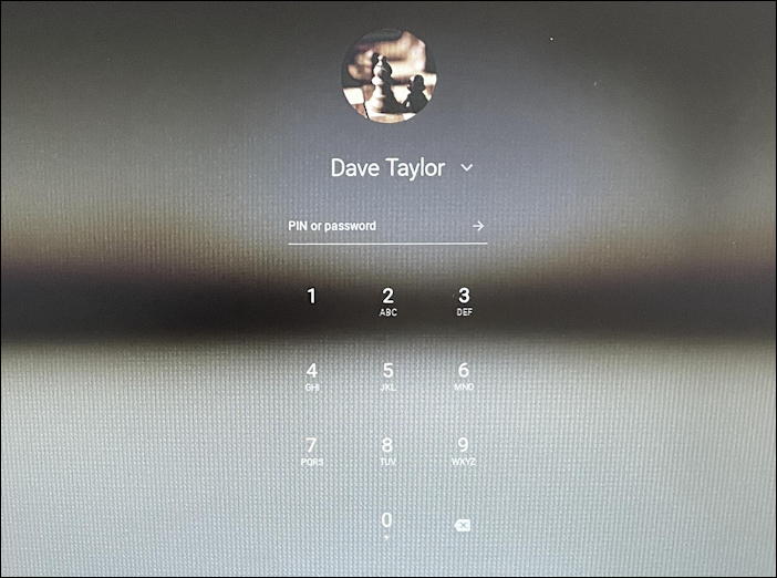 chromebook chromeos - prompt for login pin password numberds