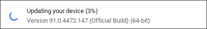 chromeos chromebook update downloading progress