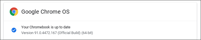 chromeos chromebook update fully updated