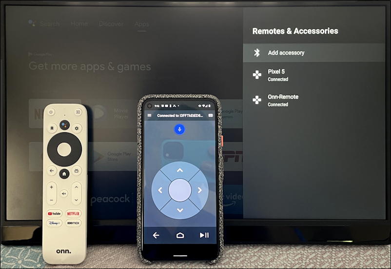 android tv two remote controls - one android phone app