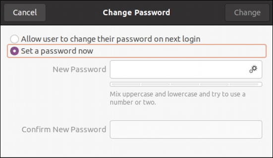 ubuntu linux - remove disable user account - change password