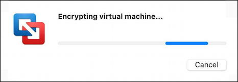 vmware fusion vm - encryption encrypting virtual machine