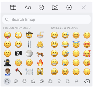 iphone ios ipad - emoji keyboard