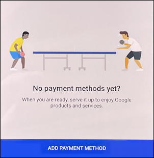 google autofill android phone device - no payment methods stored