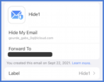 ios15 icloud plus - hide my email - how to set up use