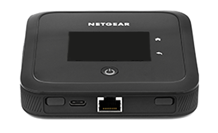 at&t netgear nighthawk 5g hotspot pro - plugs ports edge