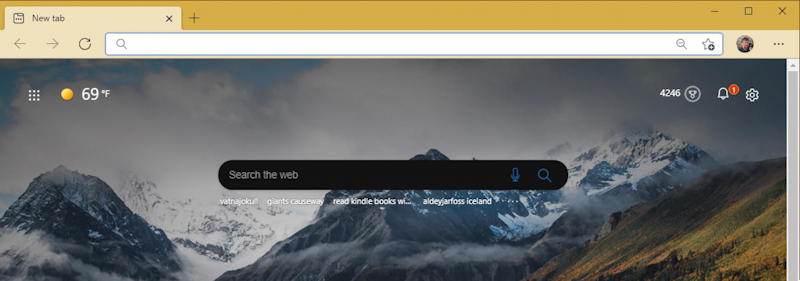 microsoft edge dark mode - black - settings 