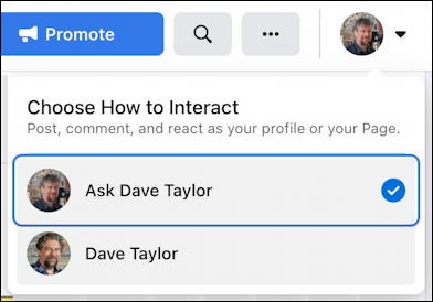 fb business page post choose how to interact user