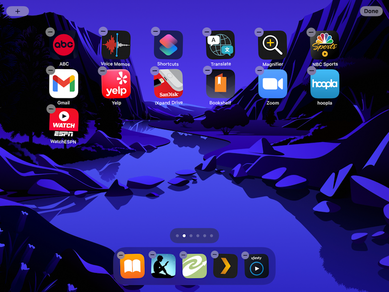 ipad ipados 15 - add widget to home screen - organize