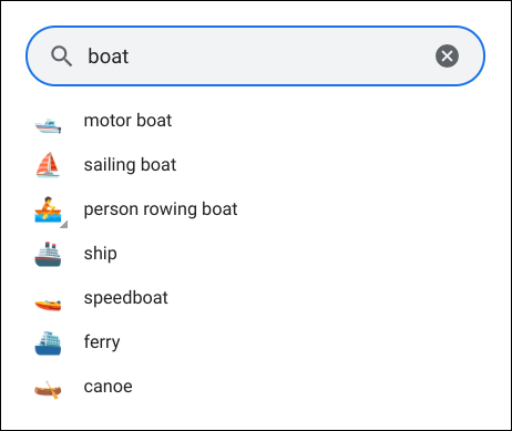 emoji picker app window tool - chromebook chromeos - boat