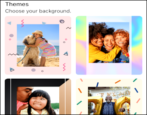 facebook post photos with decorative frames themes - how to