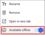 google docs set up for offline use chrome extension how to