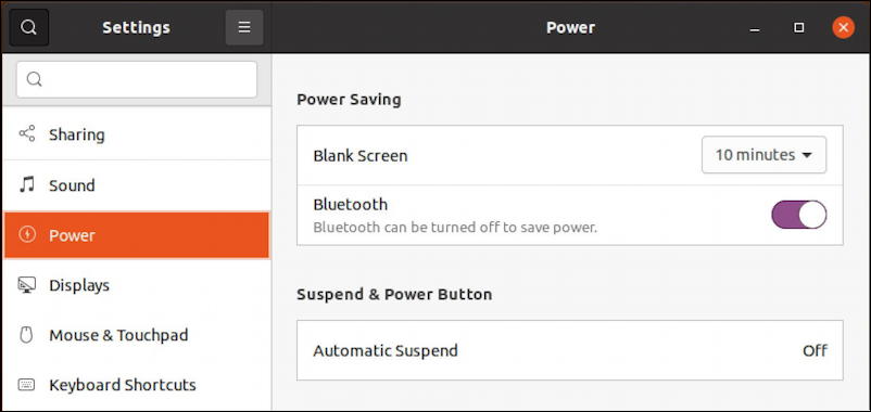 ubuntu linux - blank screen delay time setting preference