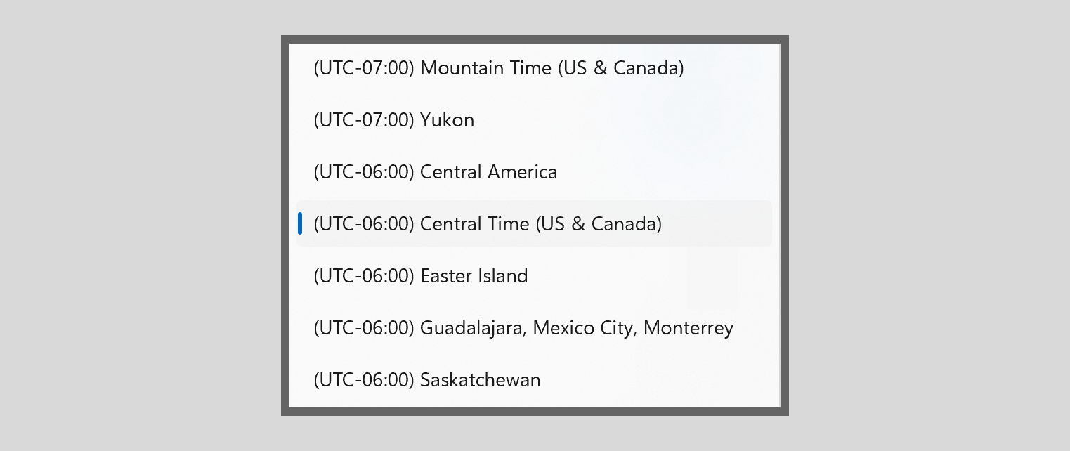 why can't i change my timezone on windows 11