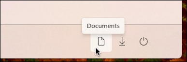 windows 11 start menu customization settings - documents downloads folders shortcuts