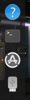 ubuntu linux - usb drive icon on shortcut bar