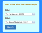imdb collaboration search - book of boba fett, the mandalorian, squid game, brad pitt,george clooney - how to