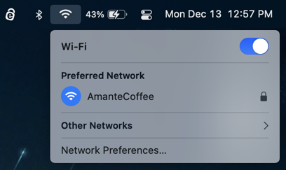 macos 12 - connected to wrong wifi network - correct network chosen