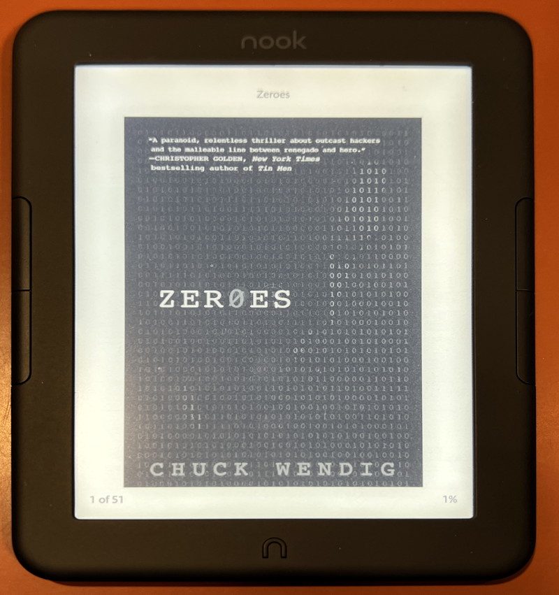 barnes & noble nook glowlight ebook reader - nook glowlight 4 reading 'zeroes' ebook