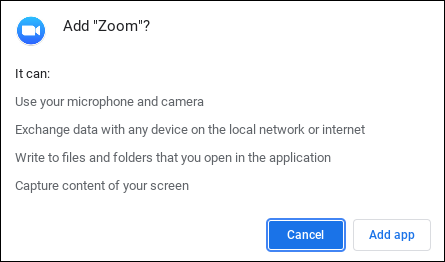 zoom for chromeos chromebook - confirm download install