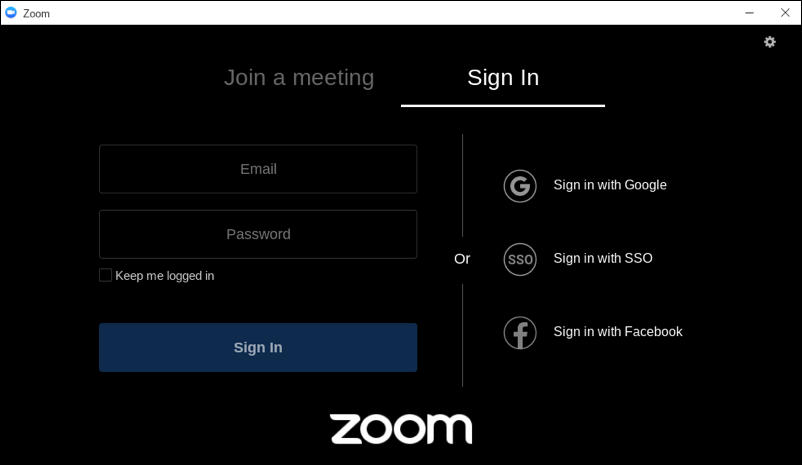 zoom for chromeos chromebook - sign in to zoom account