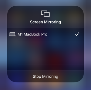 iphone airplay to mac imac macbook - stop mirroring
