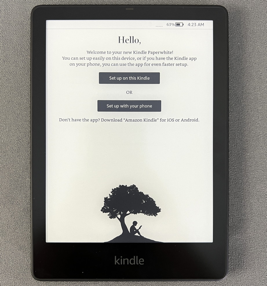 amazon kindle pairing sign in - sign in prompt