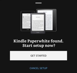 amazon kindle app phone - set up new kindle device - new kindle device found