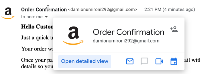 amazon macbook purchase receipt scam email - sender email address
