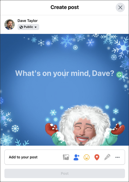 facebook post with 3d avatar - avatar wallpaper background