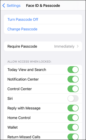 iphone ios - change password pin code - change passcode