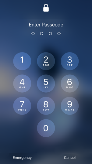 iphone ios - change password pin code - enter pin number code passcode